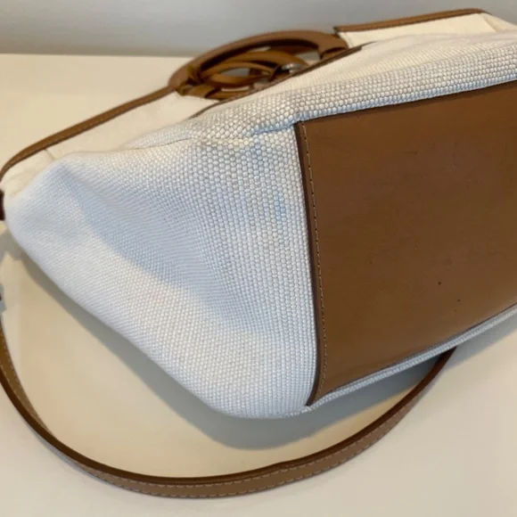 Fossil Coated Canvas and Leather Tote - Picture 8 of 16